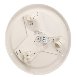 Loftlampe Cleo 400, IP54, Ø 40 cm hvid