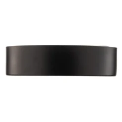 Loftlampe Cleo 300, IP54, Ø 30 cm sort