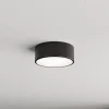 Loftlampe Cleo 200, sort, sensor, IP54, Ø 20 cm, metal