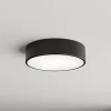 Loftlampe Cleo 300, sort, sensor, IP54, Ø 30 cm, metal