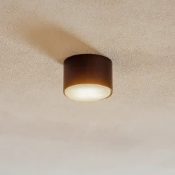Loftlampe Cloudy 1 lyskilde sort