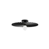 Loftlampe Doge_S, sort, metal, Ø 39 cm, E27