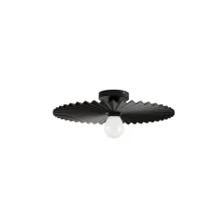 Loftlampe Doge_S, sort, metal, Ø 39 cm, E27