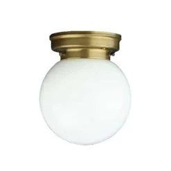 Loftlampe D99-115 op B med opalfarvet glasskærm