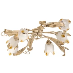 Loftlampe Elena i florentinsk stil, 6 lyskilder