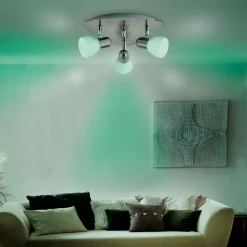 Loftlampe Enea-C LED RGBW tre lyskilder