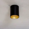 Loftlampe Eye Tone, sort/guld
