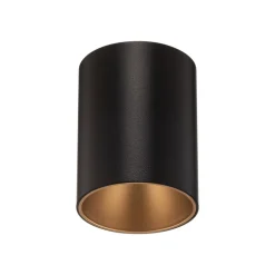 Loftlampe Eye Tone, sort/guld