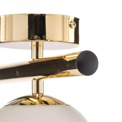Loftlampe Linea, guld, 1 lyskilde