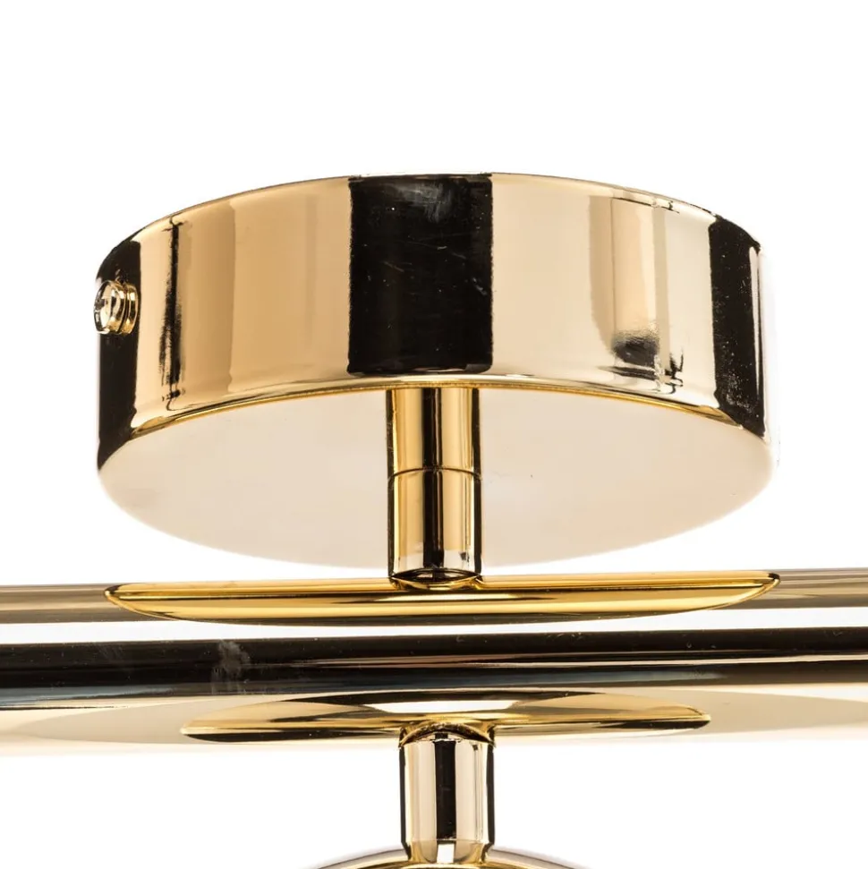 Loftlampe Linea, guld, 1 lyskilde
