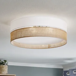 Loftlampe Linobianco, Ø 45 cm