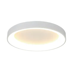 Loftlampe Niseko II, CCT, fjernbetjening, Ø 50 cm, hvid