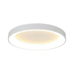 Loftlampe Niseko II, CCT, fjernbetjening, Ø 65 cm, hvid