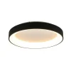 Loftlampe Niseko II CCT med fjernbetjening, Ø 78 cm, sort