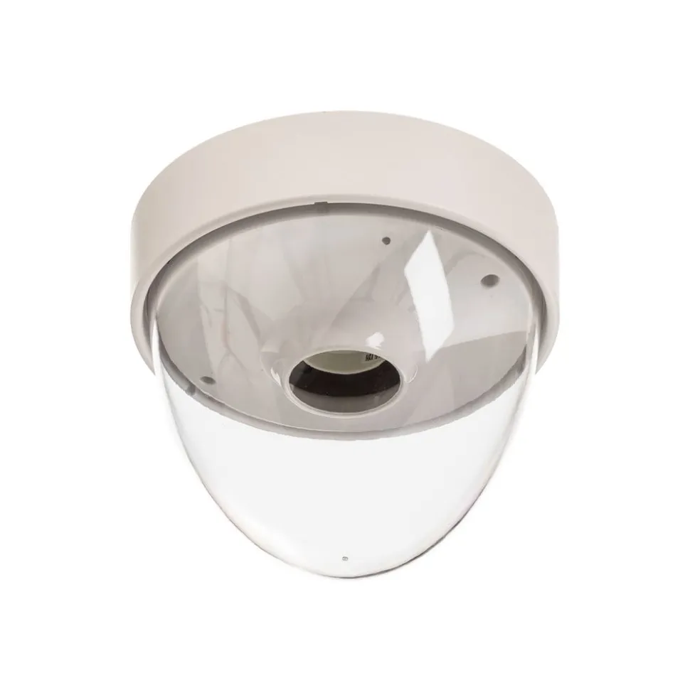 Loftlampe Nook med klar skærm, hvid