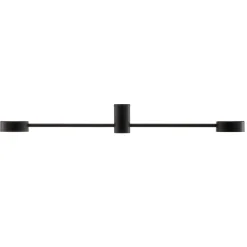 Loftlampe Orbit II, sort, 2 lyskilder
