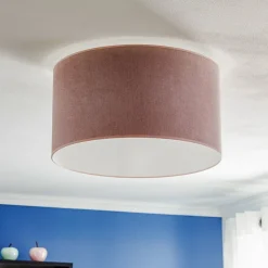 Loftlampe Pastell Roller Ø 45 cm lyserød