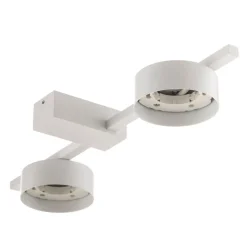 Loftlampe Pills II, hvid, 2 lyskilder