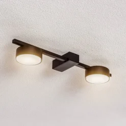 Loftlampe Pills II, sort, 2 lyskilder
