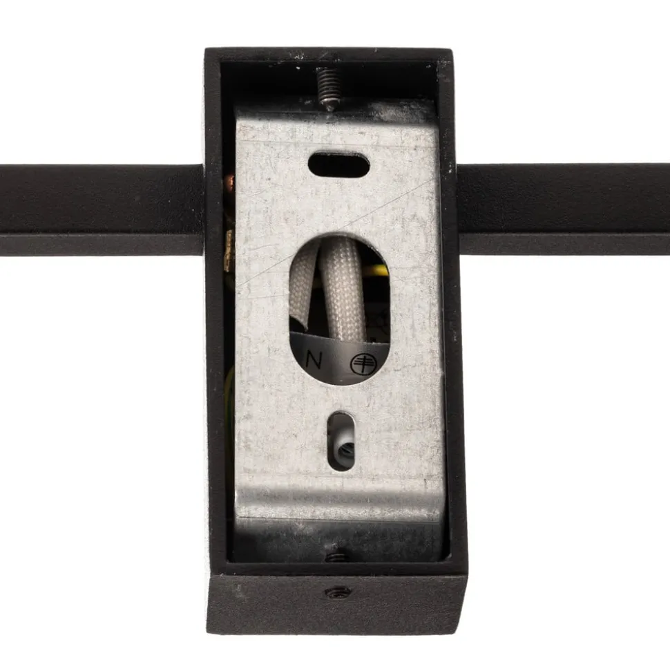 Loftlampe Pills II, sort, 2 lyskilder
