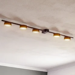 Loftlampe Pills V, sort, 5 lyskilder