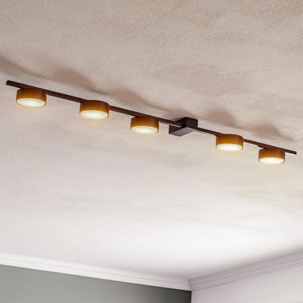 Loftlampe Pills V, sort, 5 lyskilder