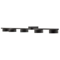 Loftlampe Pills V, sort, 5 lyskilder