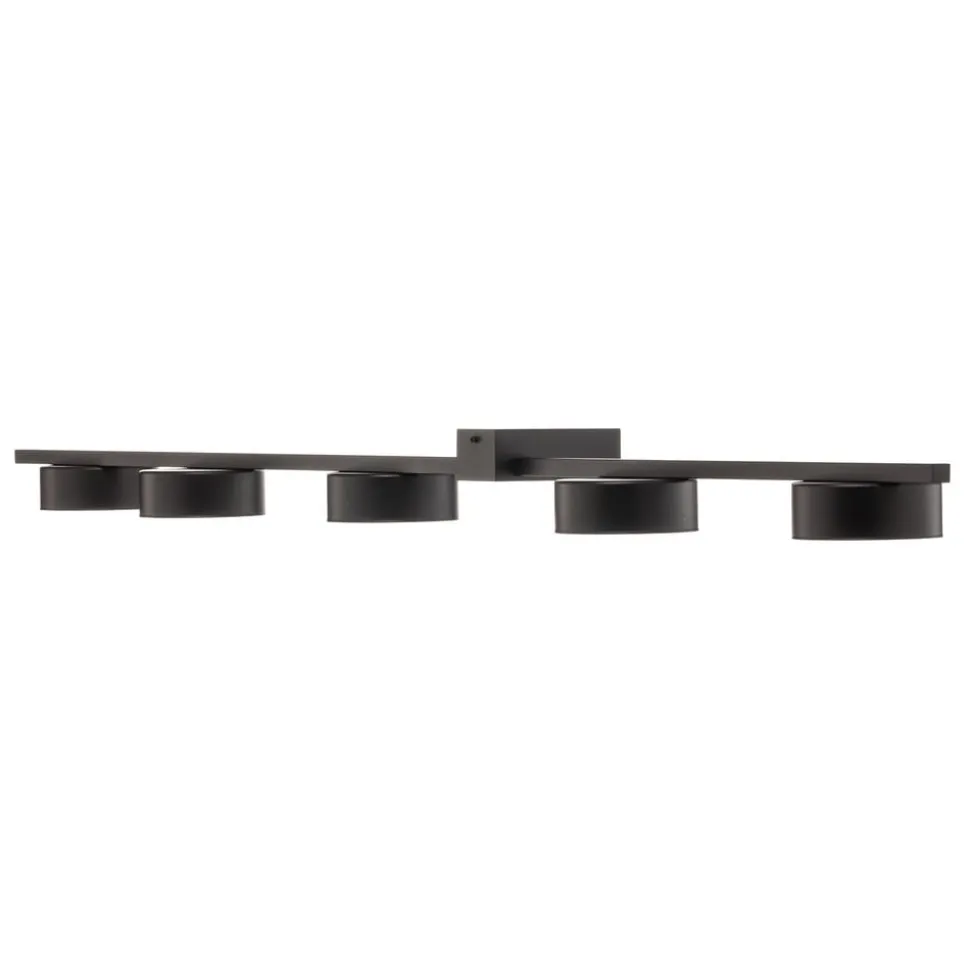 Loftlampe Pills V, sort, 5 lyskilder
