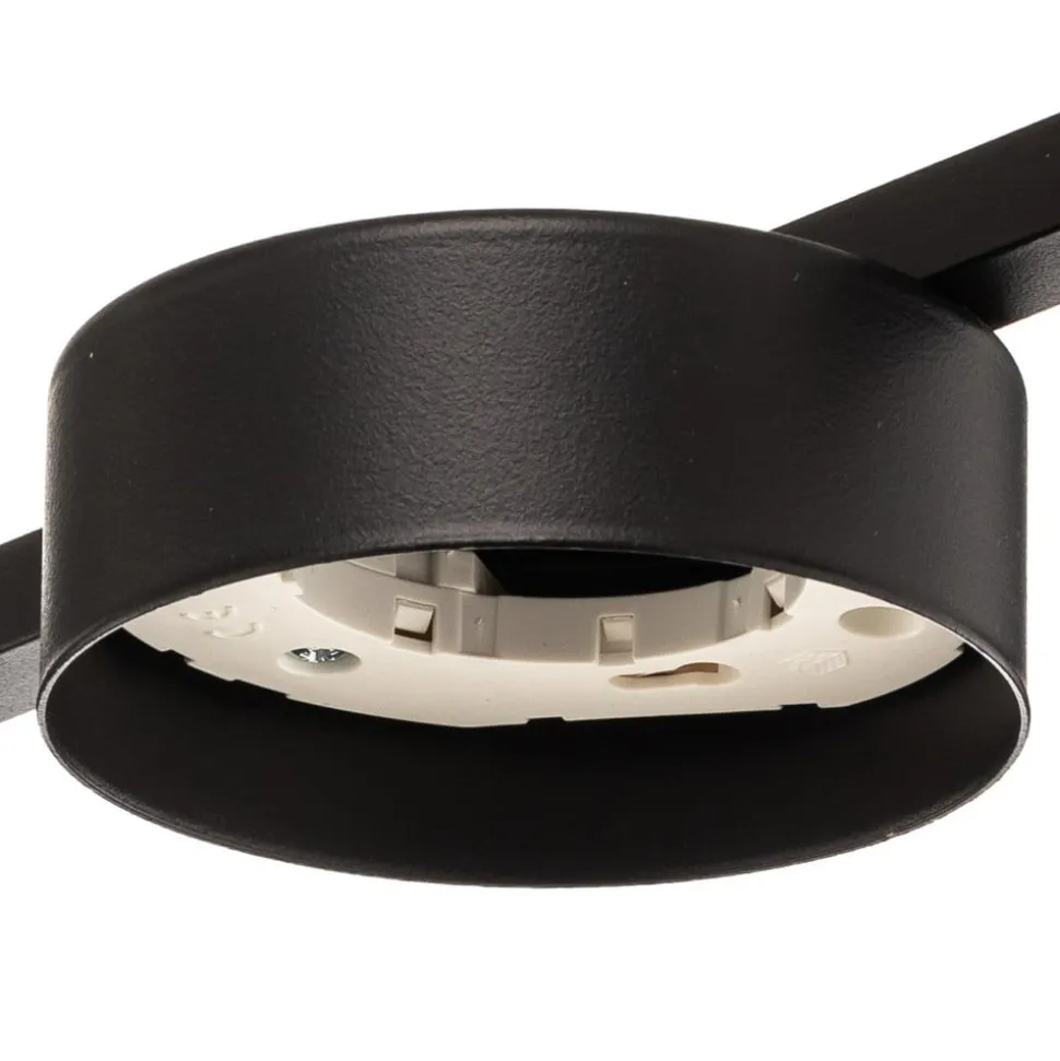 Loftlampe Pills V, sort, 5 lyskilder