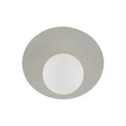 Loftlampe Pixie, beige, glas, Ø 25 cm, kugle, G9