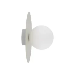 Loftlampe Pixie, beige, glas, Ø 25 cm, kugle, G9