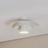 Loftlampe Plato, hvid, metal, Ø 38 cm, E27