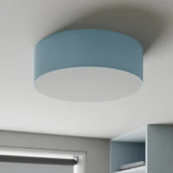 Loftlampe Rondo, blå, Ø 45 cm