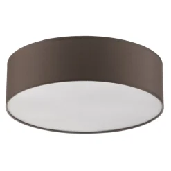 Loftlampe Rondo, brun, Ø 45 cm