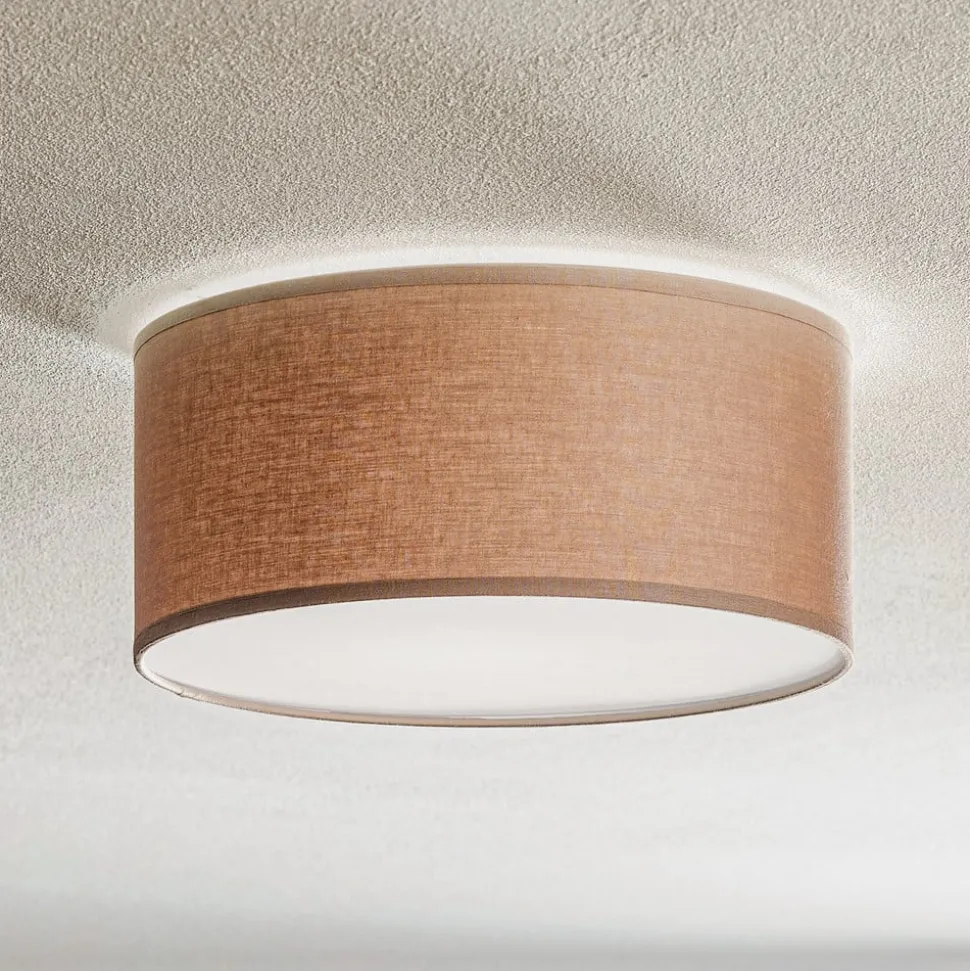 Loftlampe Rondo, cappuccino, Ø 30 cm