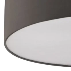 Loftlampe Rondo, grå Ø 45 cm