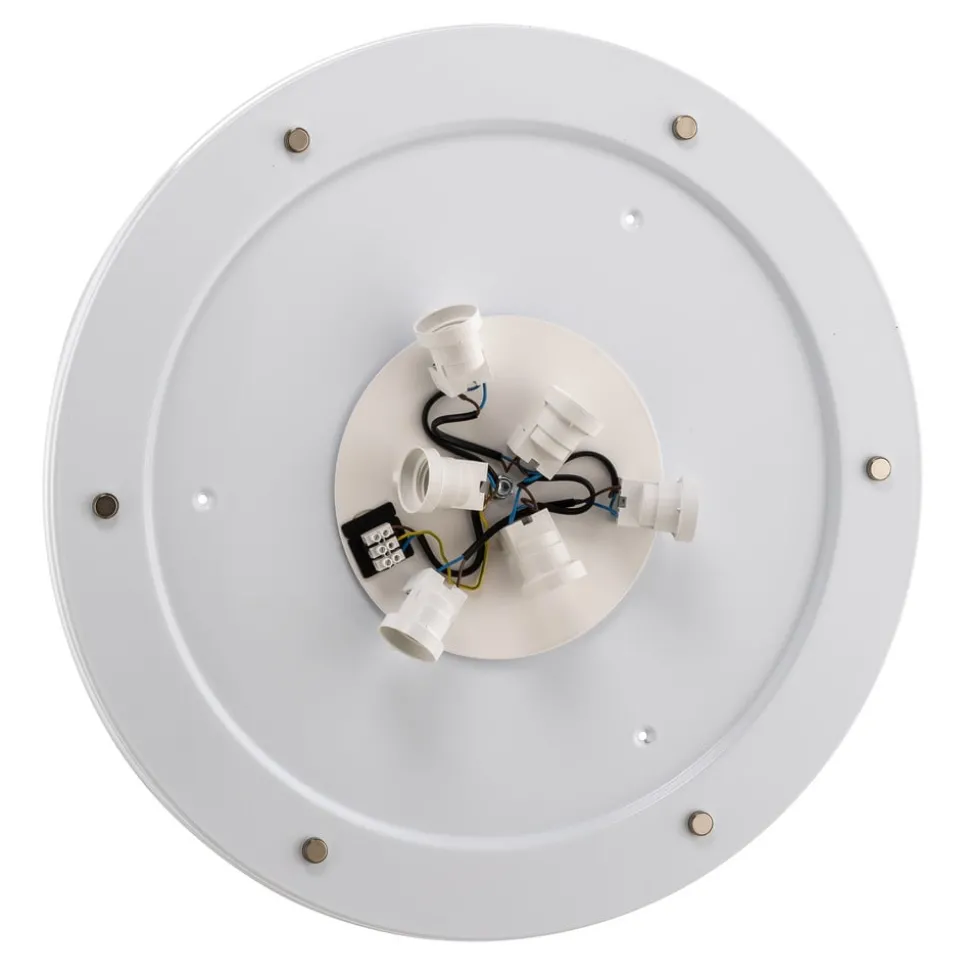 Loftlampe Rondo, hvid Ø 80 cm