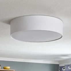 Loftlampe Rondo, hvid, Ø 50 cm