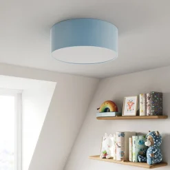 Loftlampe Rondo Kids, Ø 38 cm, blå