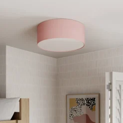 Loftlampe Rondo Kids, Ø 38 cm, pink