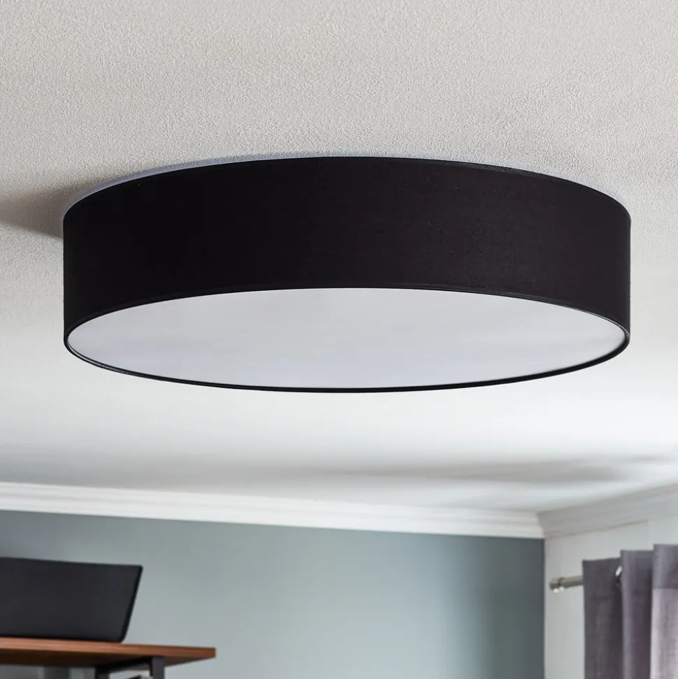 Loftlampe Rondo, mørkegrå Ø 60 cm