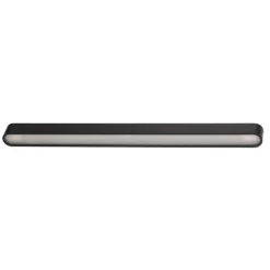 Loftlampe Soft, 95 x 6 cm, grafit, aluminium, G13