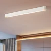 Loftlampe Soft, 95 x 6 cm, hvid, aluminium, G13