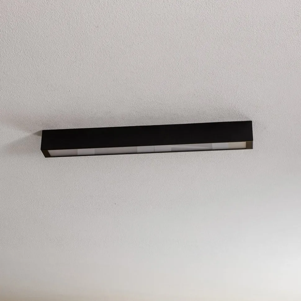 Loftlampe Straight sort 62 cm
