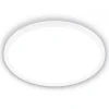 Loftlampe Tava A, Ø 42 cm, plast, hvid