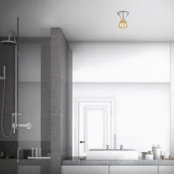 Loftlampe Tepel til badeværelset IP44 E27 krom mat