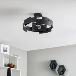 Loftlampe Tori, sort