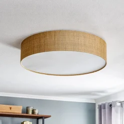 Loftlampe Turda, Ø 65 cm, guld