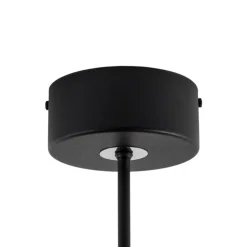 Loftlampe Vento, sort/guld, metal, Ø 40 cm, E27