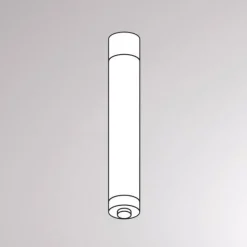 Loftsbeslag til Volare-skinne 7,1 cm sort